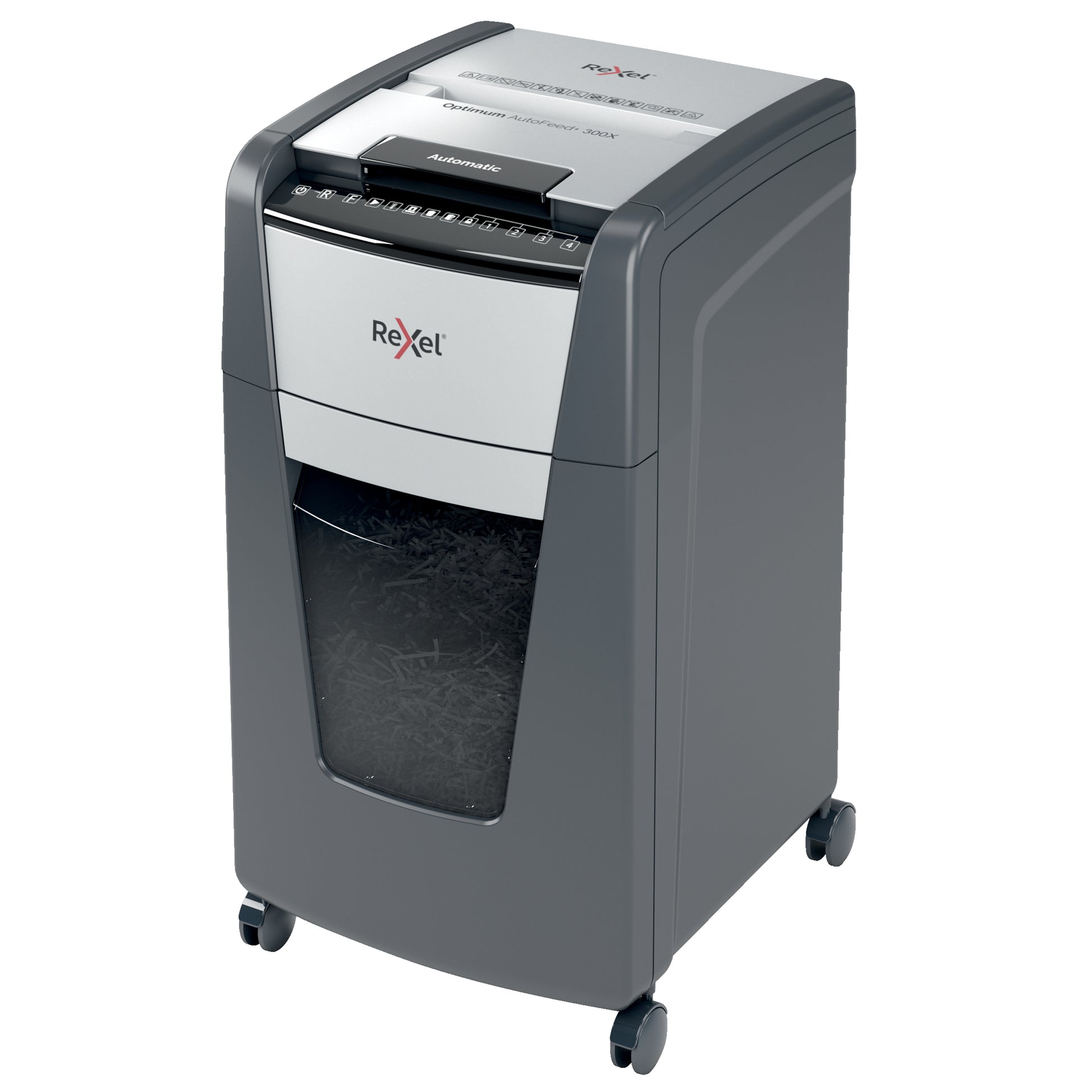 Rexel Optimum Autofeed Paper Shredder 300X Cross Cut