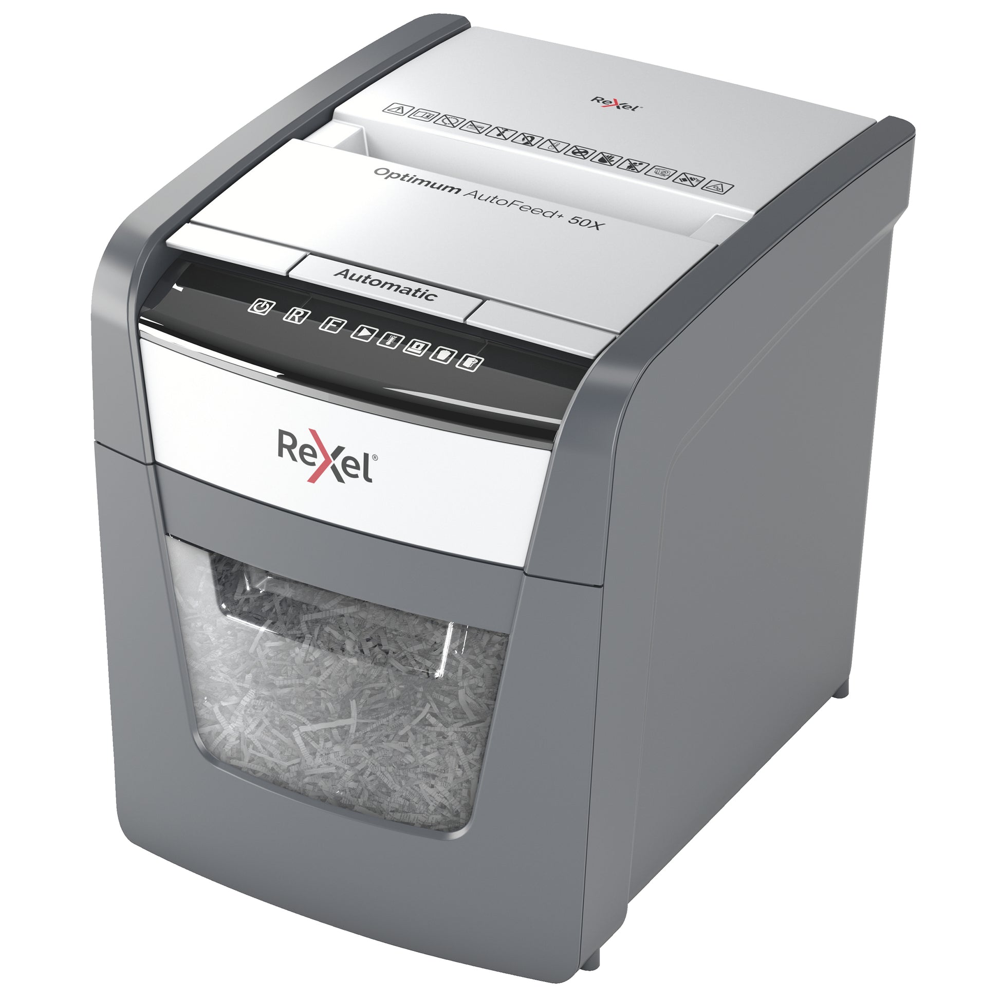 Rexel Optimum Autofeed Paper Shredder 50X Cross Cut
